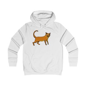 Moix – gato naranja de paseo — Sudadera universitaria mujer