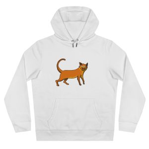 Moix – gato naranja de paseo — Sudadera con capucha King