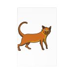 Moix – gato naranja de paseo — Postales (7 uds.)