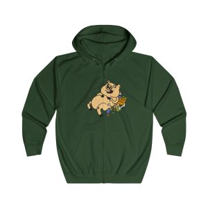 «Sadoll com porc» — Sudadera con capucha y cremallera