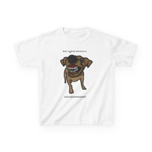 «Ca que ladra no mossega» — Camiseta infantil algodon grueso