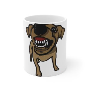 «Ca que ladra no mossega» — Taza de ceramica