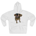 «Ca que ladra no mossega» — Sudadera con capucha cerrada