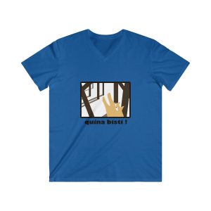 Bisti – Quina bisti! — Camiseta hombre entallada cuello de pico