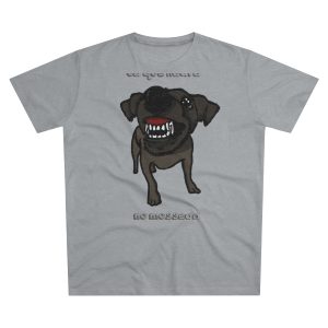 «Ca que lladra no mossega» — Camiseta hombre corte moderno