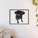 fulfilment-32337-camiseta-ca-que-lladra-no-mossega-poster-con-marco-de-madera-7