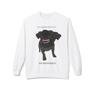 «Ca que lladra no mossega» — Sudadera Softstyle cuello redondo