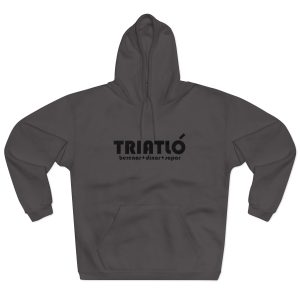 Triatló: berenar + dinar + sopar — Sudadera con capucha cerrada