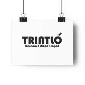 Triatló: berenar + dinar + sopar — Lamina Giclee