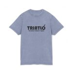 Triatló: berenar + dinar + sopar — Camiseta lavado acido cuello redondo