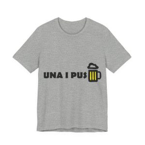 «Una i pus» cervessa — Camiseta jersey manga corta