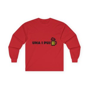 «Una i pus» cervessa — Camiseta manga larga