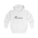 «Te ventaré, ventall» — Sudadera con capucha y cremallera