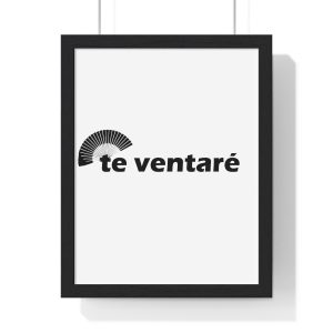 «Te ventaré, ventall» — Poster enmarcado vertical