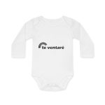 «Te ventaré, ventall» — Body bebe manga larga organico