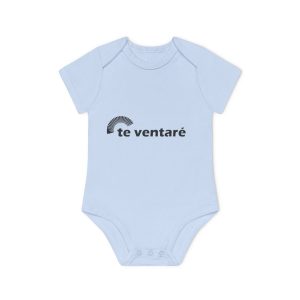 «Te ventaré, ventall» — Body bebe manga corta organico