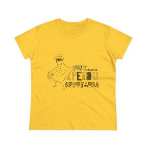 «Tenc una perdiu revetlera» — Camiseta mujer algodon medio