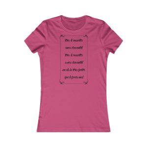 «tirali cossetes cançó» — Camiseta mujer Favorite