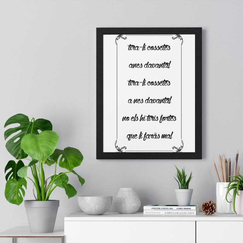 fulfilment-33192-camiseta-tirali-cossetes-canco-poster-enmarcado-vertical-4