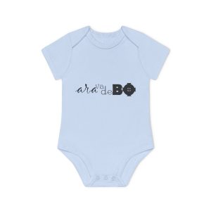 unisex «Ara va de BÓ» — Body bebe manga corta organico