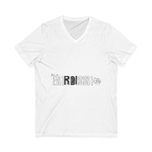 Flor de bardissa — Camiseta cuello de pico