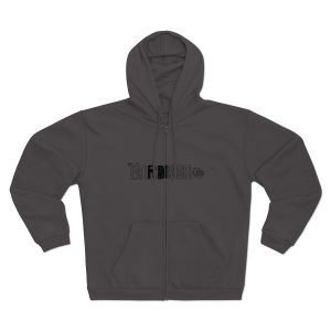 Flor de bardissa — Sudadera capucha con cremallera premium