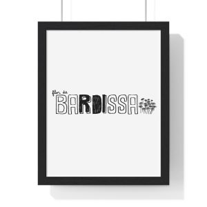 Flor de bardissa — Poster enmarcado vertical