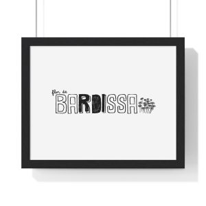 Flor de bardissa — Poster enmarcado horizontal