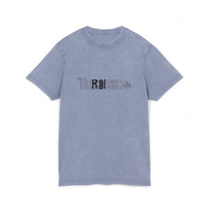 Flor de bardissa — Camiseta lavado acido cuello redondo