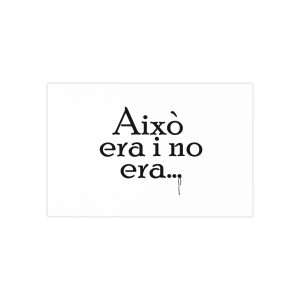«Això era i no era...» — Tarjetas de visita (100 uds.)