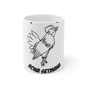 «Bon dilluns, bona setmana» — Taza de ceramica