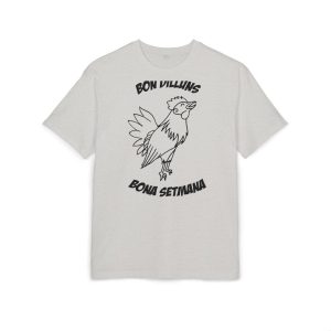«Bon dilluns, bona setmana» — Camiseta oversize gruesa