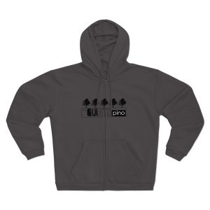 «Es quinto pino» — Sudadera capucha con cremallera premium