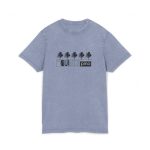 «Es quinto pino» — Camiseta lavado acido cuello redondo