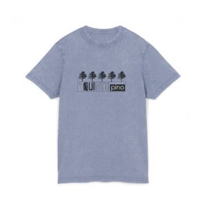 «Es quinto pino» — Camiseta lavado acido cuello redondo