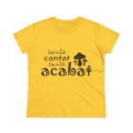 «Conte contat» — Camiseta mujer algodon medio