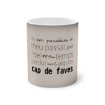 «No em penedeixo» — Taza magica que cambia de color