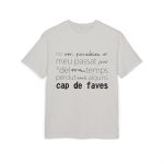 «No em penedeixo» — Camiseta oversize gruesa