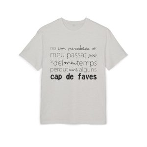 «No em penedeixo» — Camiseta oversize gruesa
