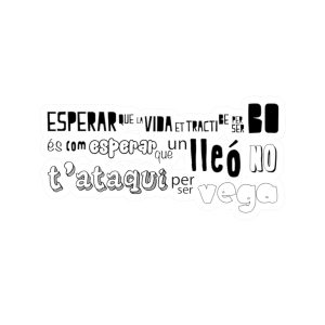 Lleó vegà — Pegatinas de vinilo troqueladas