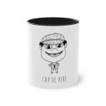 unisex Cap de Pere Cans — Taza bicolor