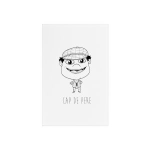 unisex Cap de Pere Cans — Cartel de metacrilato con soporte