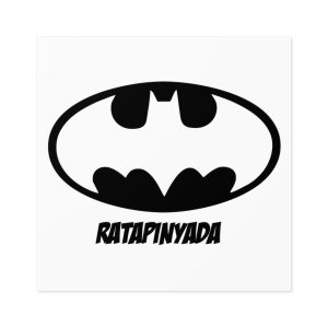 Rata Pinyada Batman — Pegatinas laminadas cuadradas