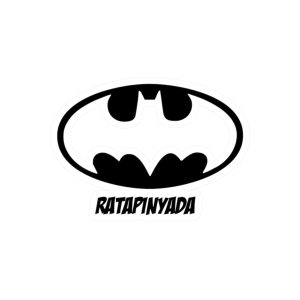 Rata Pinyada Batman — Pegatinas de vinilo troqueladas
