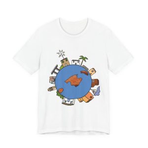 «cada casa es un mon sense» — Camiseta jersey manga corta