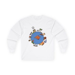 «cada casa es un mon sense» — Camiseta manga larga