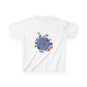 «cada casa es un mon sense» — Camiseta infantil algodon grueso
