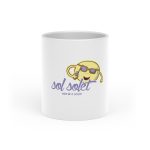 Sol solet, vine'm a veure — Taza con asa de corazon