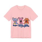 «Caçar MoPis» sobre fondo negro — Camiseta jersey manga corta