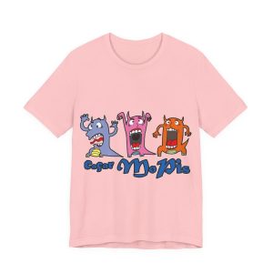 «Caçar MoPis» sobre fondo negro — Camiseta jersey manga corta